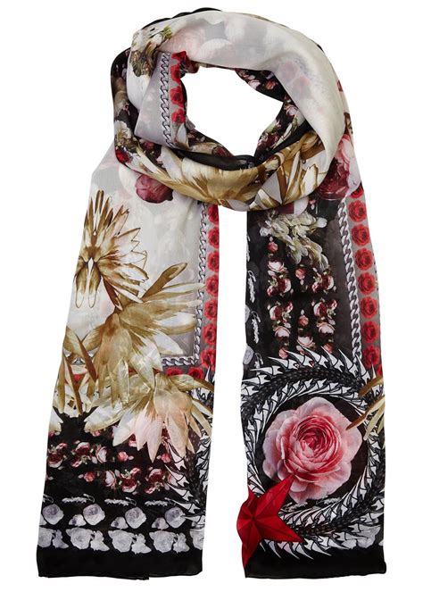 floral givenchy scarf